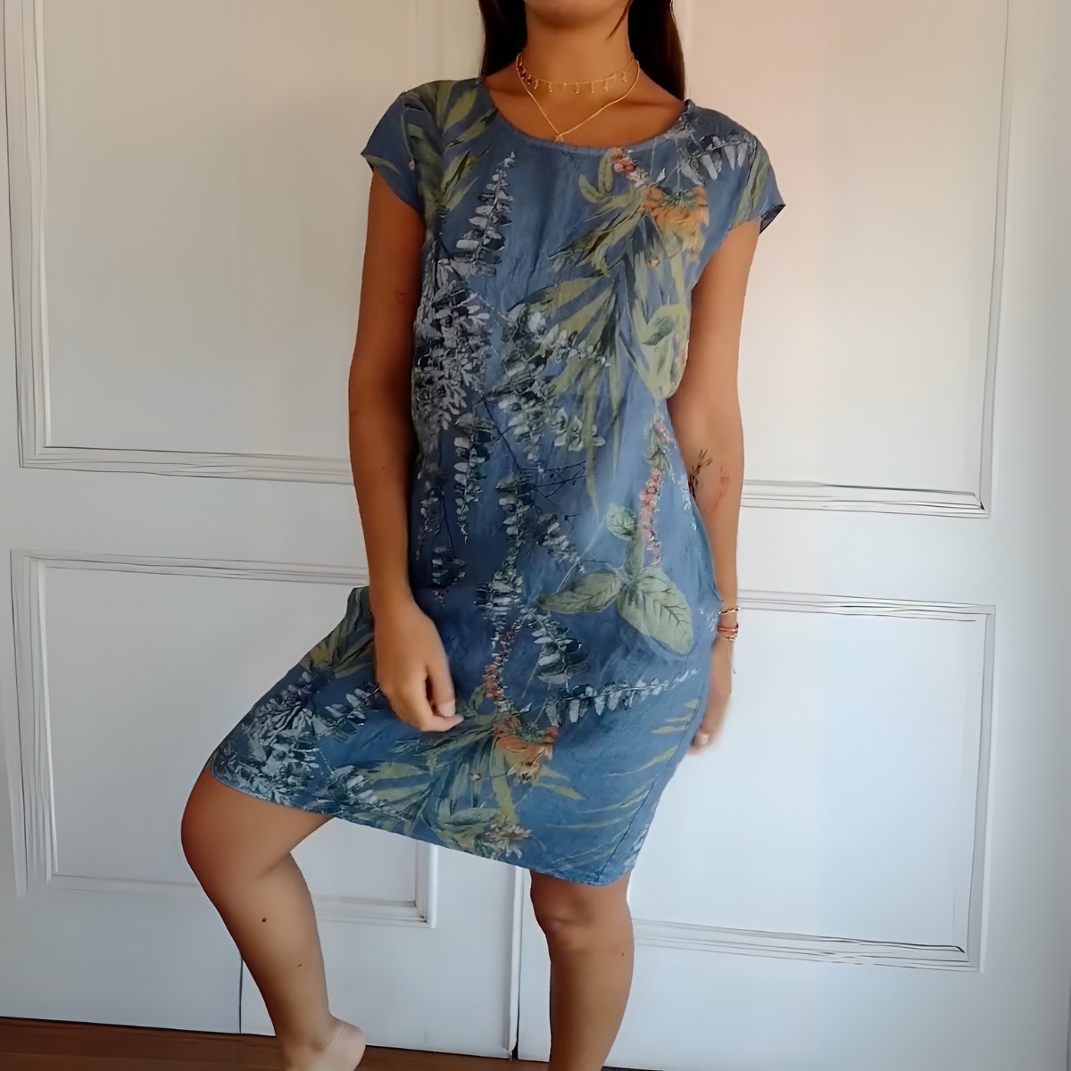 Amandine | Robe d’été à col rond
